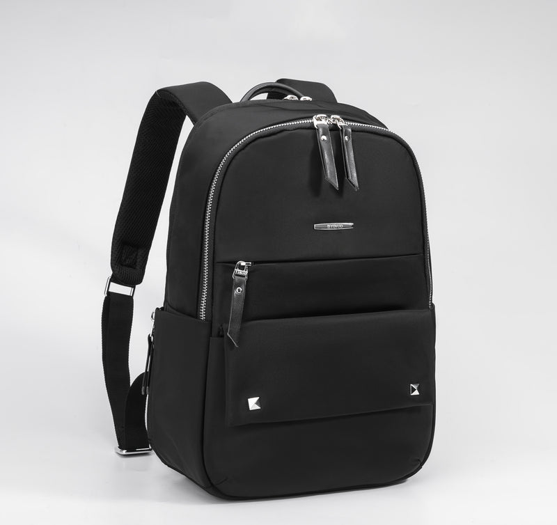Men's large-capacity computer bag fashion zipper shoulder bag simple trend schoolbag backpacks