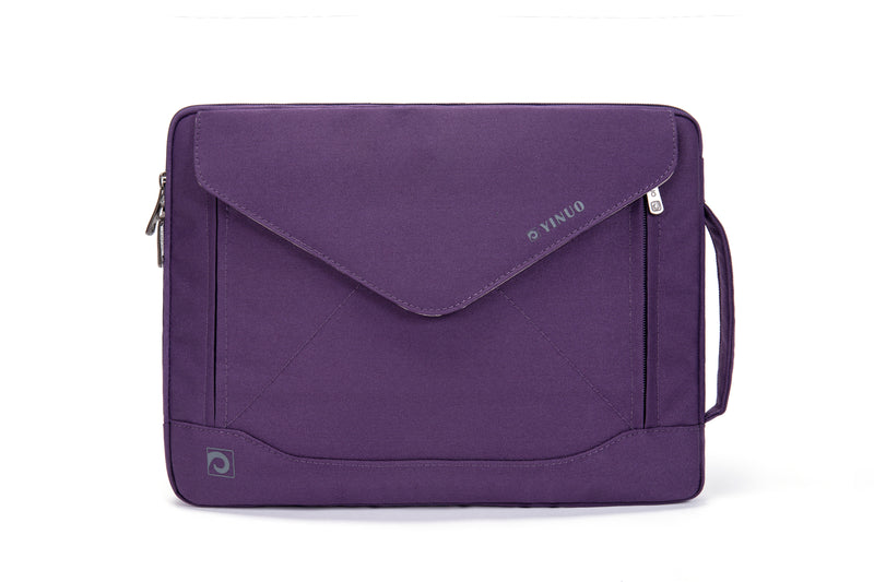 Durable Envelope Nylon Fabric 10.1 Inch Laptop / Notebook / Macbook/Ultrabook/Tablet Computer Bag Shoulder Carrying Envelope Case Pouch Sleeve With Shoulder Strap Pockets and Card Slots