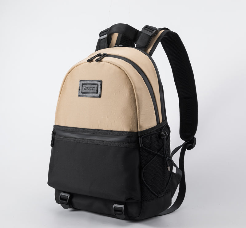 Fashion Trend Shoulder Bag Daily Simple Casual Travel Backpack Wear-resistant Splicing Large Capacity Student Shoulder Bag