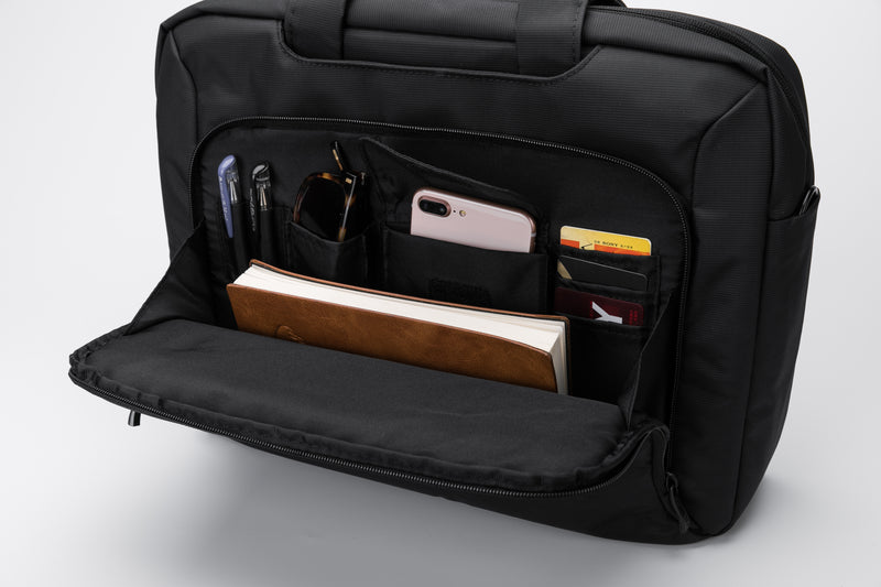 Laptop Bag Briefcase, Expandable Multi-function Shoulder Messenger Bag, Waterproof Computer Carrying Case with Organizer Pocket for Men Women, Business Travel College School